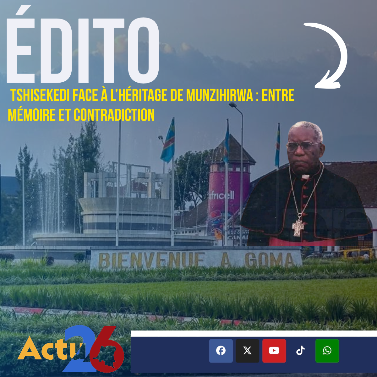 RDC – Tshisekedi face à l’héritage de Munzihirwa : entre mémoire et contradiction