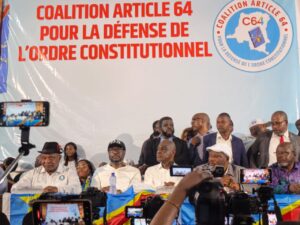 RDC : La Coalition Article 64 accuse Félix Tshisekedi d’utiliser l’Accord de Washington pour justifier son projet de révision constitutionnelle évoqué depuis 2024