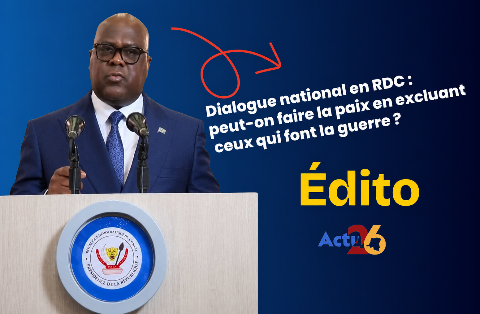 Dialogue national en RDC : peut-on faire la paix en excluant ceux qui font la guerre ?